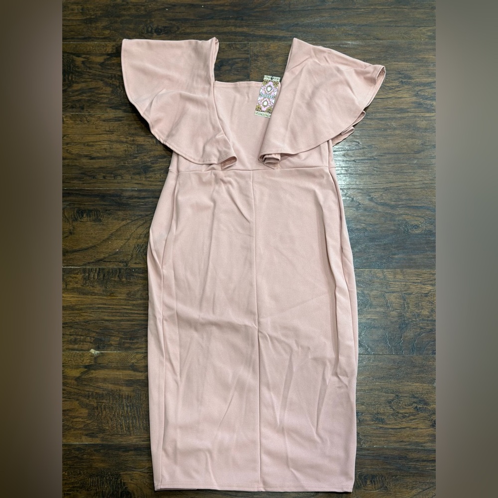 NWT Boohoo maternity midi dress - Picture 8 of 8